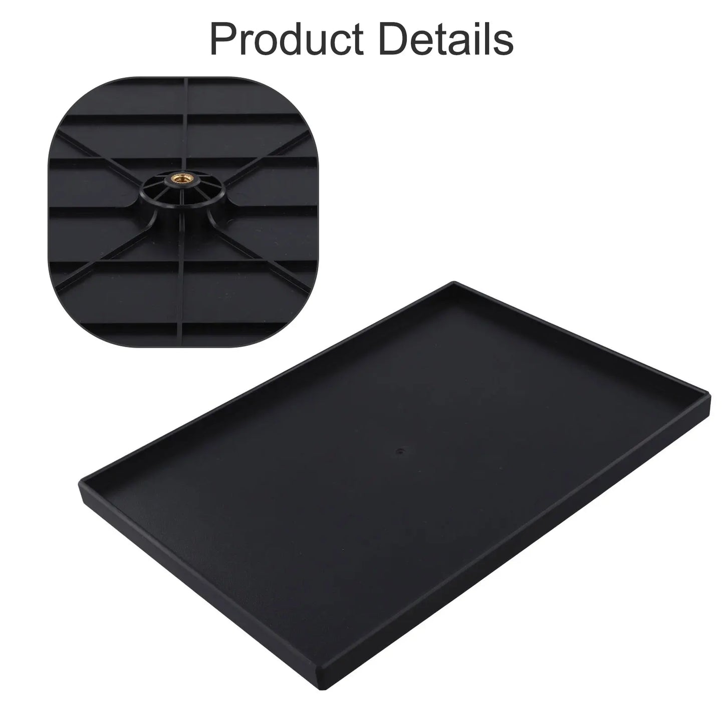 Nouveau plateau de projecteur 1 * plateau de projecteur 1/4 vis 100% tout neuf 25*18 cm cm (L * W) noir pour trépied support de haute qualité