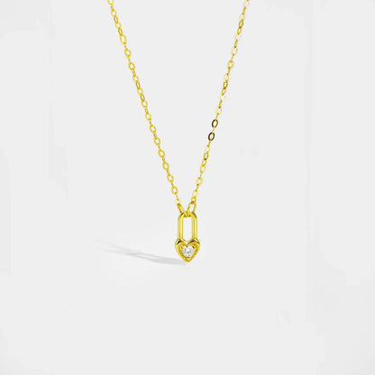 Heartfelt Sterling Silver Pendant Necklace