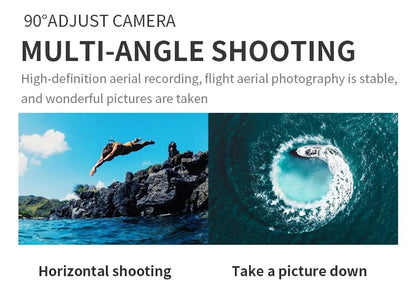 Drone RC E99Pro 4K avec caméra HD grand angle 2024 P, hélicoptère pliable, WIFI FPV, jouet cadeau recommandé, 1080