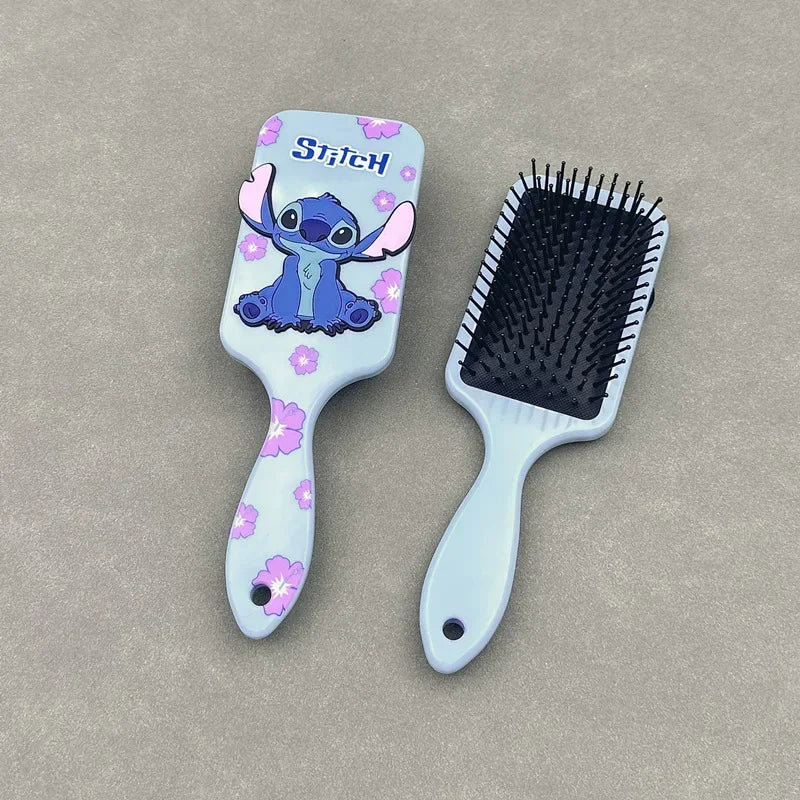 Stitch Air Cushion Combs Cartoon Minnie Mouse Pooh Bear Anime 3D Massage Comb Hair Brush Haircare Hairdressing Tool Girl Gifts