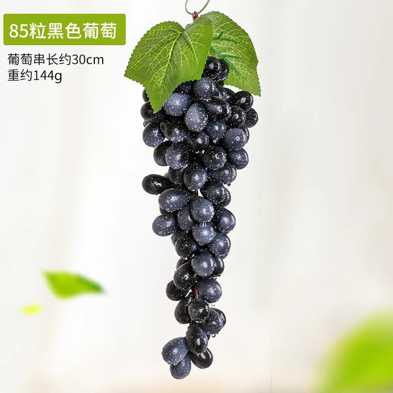 5PCS 12/18/24/36/60/85/100 Heads Artificial Grapes Christmas Halloween Wedding Party Home Garden Hanging Decoration Fake Fruits