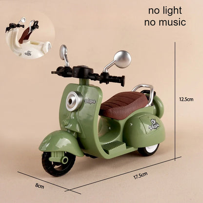 Labubu Doll Mini Electric Motorcycle,labubu Doll Accessories, Fun Cute Doll Toys,With Lights and Music,DIY Kid Christmas Gift