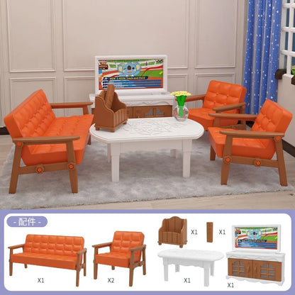 Mini-supermarché, jeux de shopping, accessoires de maison de poupée, jouets éducatifs pour enfants, jouets d'interaction familiale