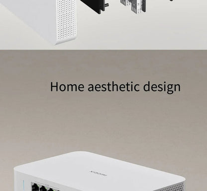 Xiaomi Mi 10 Gigabit Ethernet Switch 10000Mbps Network Switches VLAN Ethernet Splitter Lan Router 4 2.5G Ports RJ45 Hub Switch