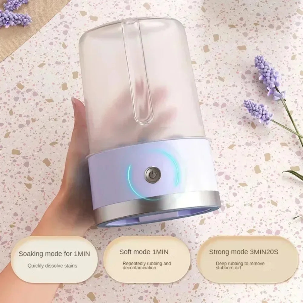 Mini Washer Underwear&Socks Washer Rechargeable Wireless Portable for Travel/Home/Dormitory with Laundry Cup Washing Machine