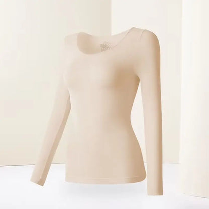 37 Women's Thermal Underwear Base Layer Shirt Skin Beauty Garment Ultra-Light Long Sleeve Thermal Set