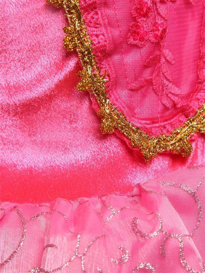 Fantasy Girls Sleeping Beauty Aurora Cosplay Princess Dress Kids Halloween Carnival Birthday Costume Party Clothing 3-10Years