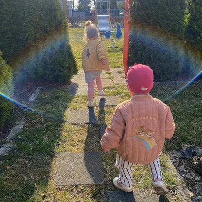 Marque KS Veste d'agneau pour enfants Manteau automne hiver Bébé garçons Coton Vêtements d'extérieur Tout-petits Filles Combinaison de vol Veste Vêtements pour enfants