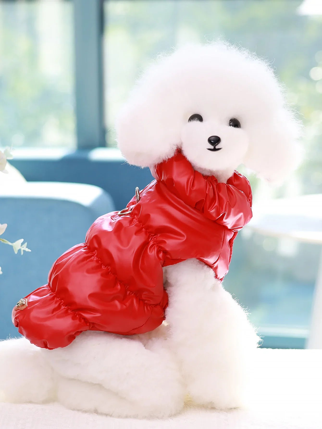 Veste pour chien pour automne/hiver, manteau pour animaux de compagnie, vêtements d'extérieur chauds épais à 3 couches, adapté aux chiens de petite à moyenne taille comme caniche, Teddy, York