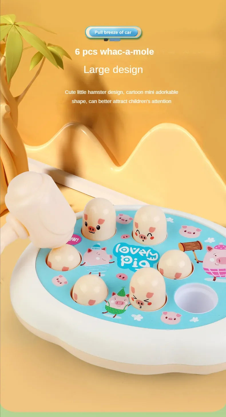 Dessin animé whac-a-taupe Montessori bébé jouet enfant en bas âge cadeau d'anniversaire éducatif thème Animal jeu de frappe Parent enfant jeu de société garçon