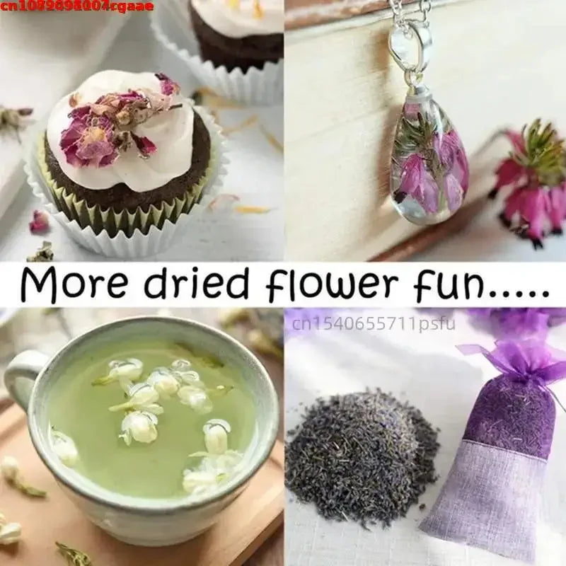 30g Aromatic Natural Candle Soap Perfume Floral Essence Making Material Natural Dry Flower Wedding Home Decoration Bath Decor
