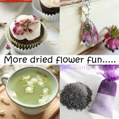 30g Aromatic Natural Candle Soap Perfume Floral Essence Making Material Natural Dry Flower Wedding Home Decoration Bath Decor