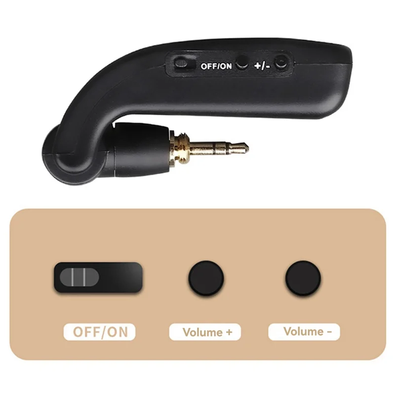 FULL-Wireless Guitar System Audio Digital Guitar Transmitter Receiver Built-In Rechargeable Battery For Electric Guitar Bass