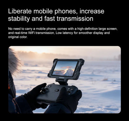 Drones 4k professionnel 10km flux optique sans brosse pliant double miroir photographie aérienne professionnelle avec drone à cardan servo