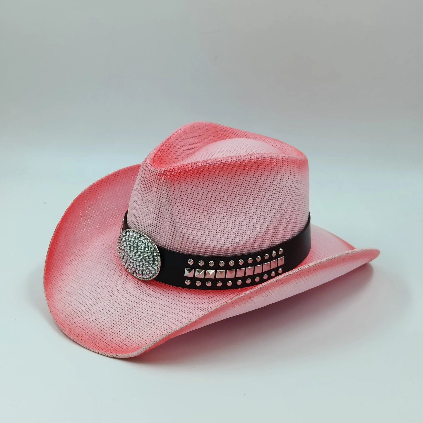 Hand-painted Western Cowboy hat Bronze green hat for men women Large Brim stiff straw hat summer sombrero vaquero hombreковбойс