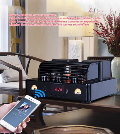 SoundHigh Quality Tube Amplifier 2.0 HIFI Passive Speakers Sound System Home Theater Bookshelf Speakers