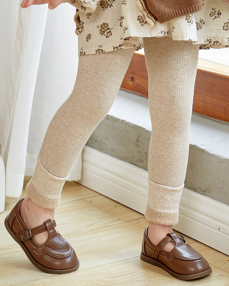 Leggings d'hiver pour enfants, pantalon avec sourire extra, pour filles