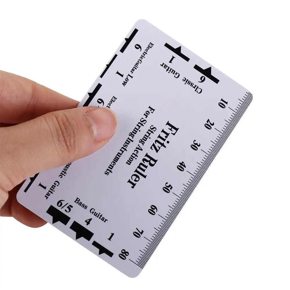 Guitar Strings String Pitch Ruler Luthier Tools Measurement Guitar Ruler Rulers Card Instruments Action Gauge Ruler Ukulele Bass
