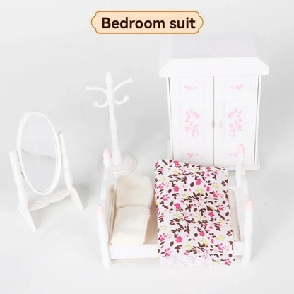 Children's simulated play house mini toy model ornaments