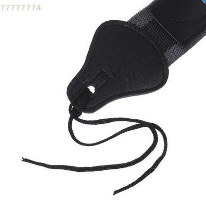Accessoires de ceinture sangle de guitare électrique réglable en cuir PU avec 3 supports de plectres pour guitare acoustique et basse