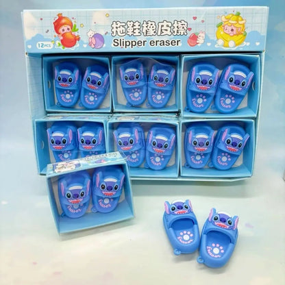 Stitchou Lilo and Stitchou animation peripheral creative cartoon cute slippers shape eraser school supplies clean and less debris