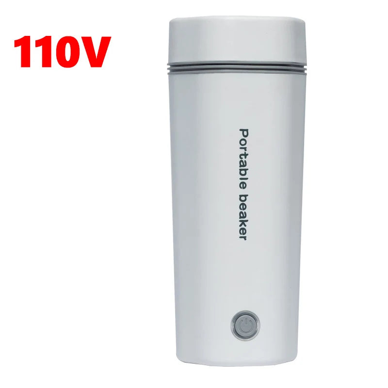220V 110V 24V 12V Car Home Electric Thermos Bottles EU US UK Plug Portable Outdoor Travel Boil Water Coffee Flasks Kettle