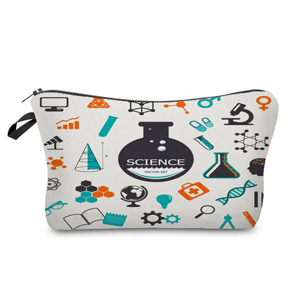 Sacs de rangement portables pour étudiant en sciences naturelles, poudres pour crayons, école, école, école, école, école, école, cadeaux du Nouvel An, mini sac de lavage