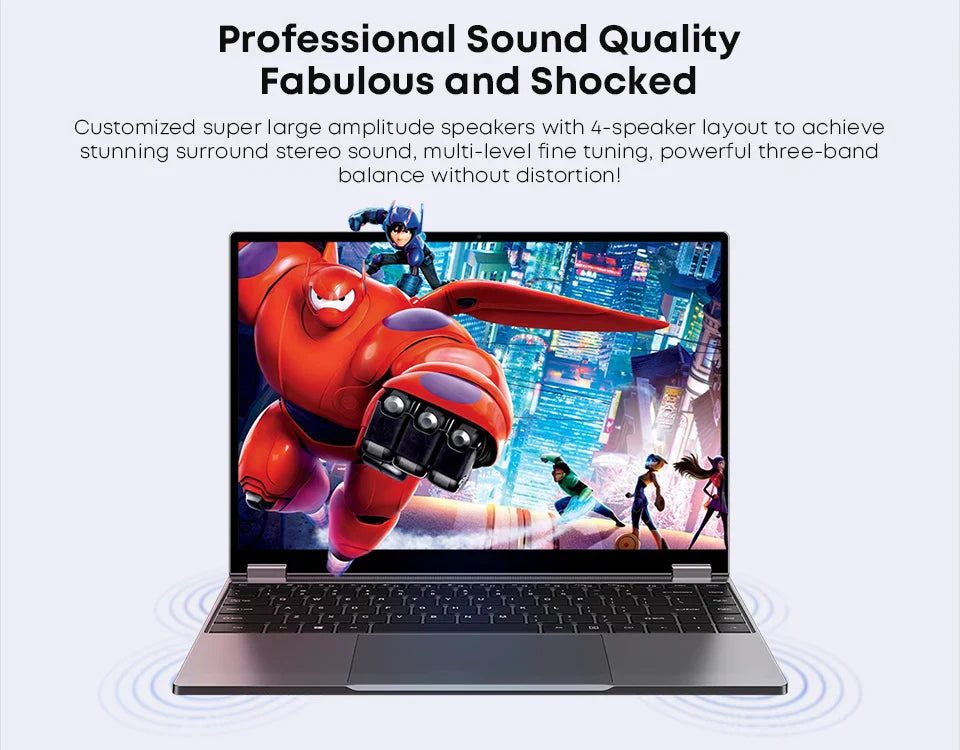 CHUWI FreeBook Tablet Laptop 2 in 1 Intel i3 1215U 12GB LPDDR5 512G SSD Windows 11 Laptop 13.5" IPS FHD Display 2256*1504 WIFI 6