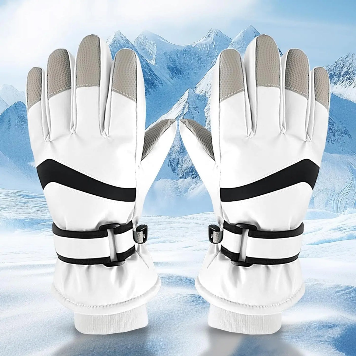 Gants de Ski d'hiver pour enfants, robustes, chauds, coupe-vent, pour Sports de plein air, garçons et filles, pour 3-14 ans