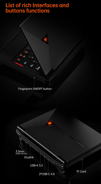 OneXPlayer G1 Gaming Laptop AMD Ryzen AI 9 HX 370 & Intel Core Ultra 7 255H Portable 8.8 Inch 144Hz Dual-Mode Keyboard Computer