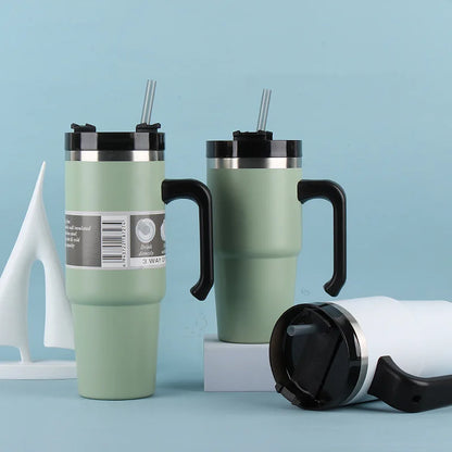 20oz/30oz Stainless Steel Thermos Water Bottle Car Insulated Cup Outdoor Sport Vacuum Flask Keeps Cold and Heat Thermal Mug