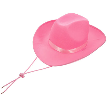 Pink Cowboy Hat Fashion Has Women's Cowgirl Girls Western Outfit Hats for Halloween Costumes Adults Accessories