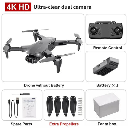 Drone L900 Pro 4K professionnel 5G GPS HD double caméra photographie sans balais pliable quadrirotor RC distance 1.2KM drones jouets