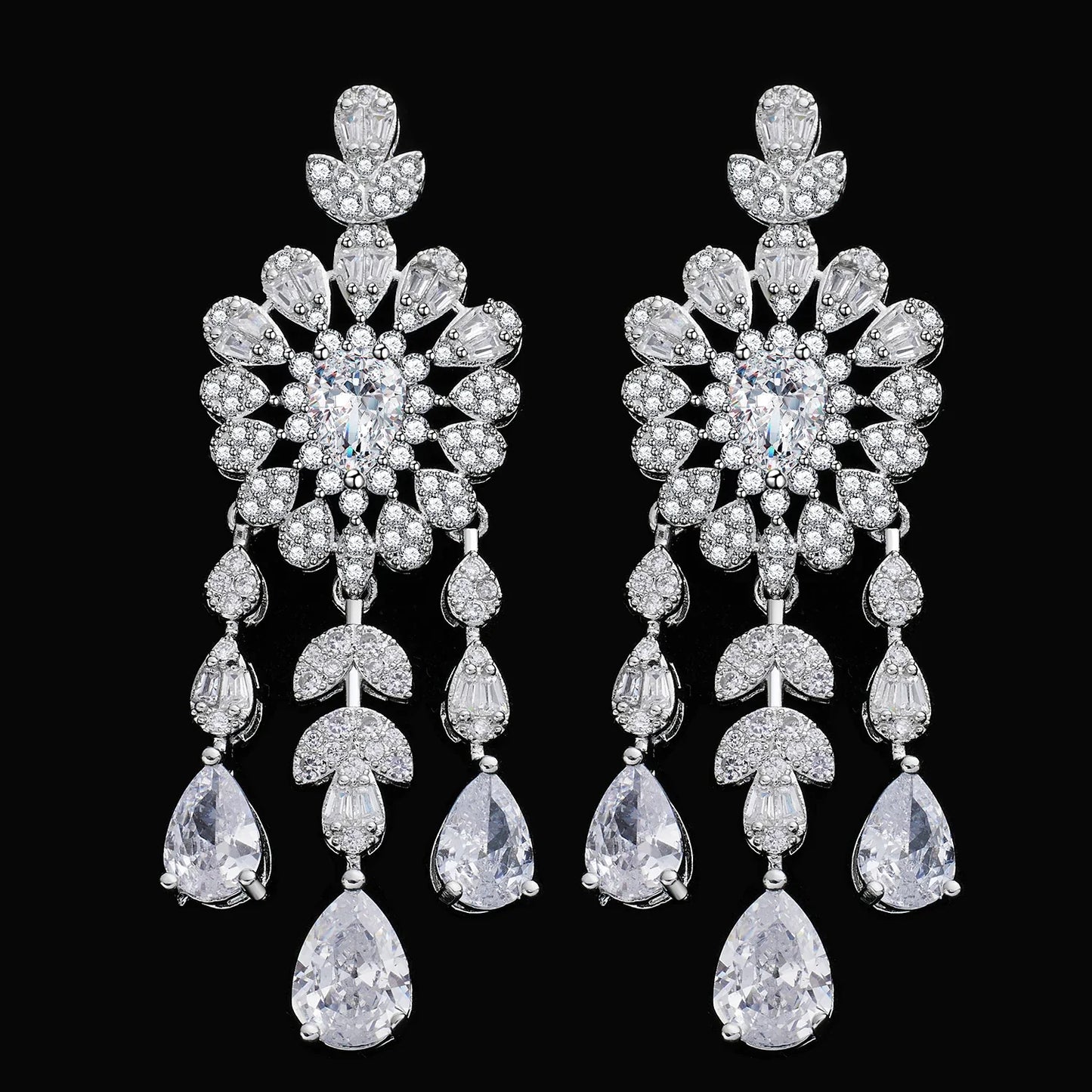 2023 New 4-Piece Set Women's Necklace Set Jewelry Türkiye Jewelry Set Women's Bride Necklace and Earring Set Bracelet