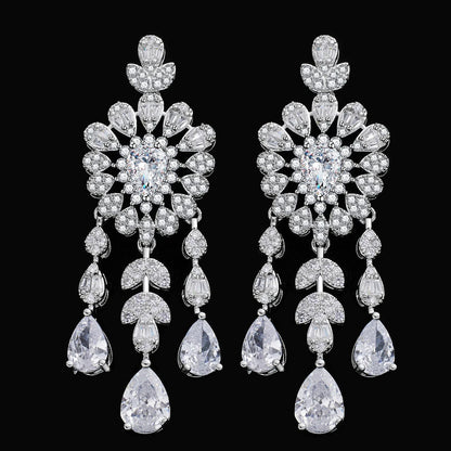 2023 New 4-Piece Set Women's Necklace Set Jewelry Türkiye Jewelry Set Women's Bride Necklace and Earring Set Bracelet
