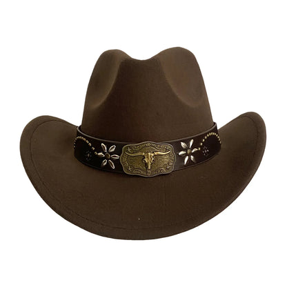 Chapeau de Cowboy occidental Vintage, chapeaux de Cowboy occidentaux classiques, chapeaux de Cowgirl de Cowboy de Style occidental pour voyage pêche randonnée été