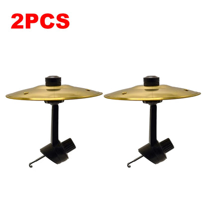 1-4PC tir à la main voiture Crash cymbale universelle Clip-On Mini tambour cymbale évent voiture tambour cymbale voiture intérieur Instrument de musique