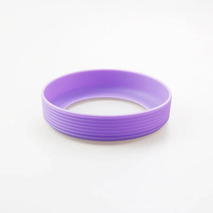 16 Colors 9.0CM Threaded Silicone Cup Bottom Protective Cover Coaster Sleeve Water Cup Cover 90MM Thermos Cup Bottom Holder
