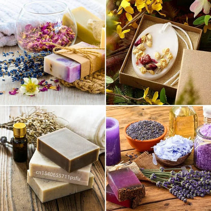 30g Aromatic Natural Candle Soap Perfume Floral Essence Making Material Natural Dry Flower Wedding Home Decoration Bath Decor
