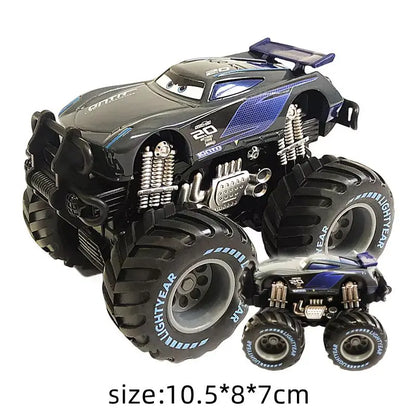 Pixar Cars 2 3 lutteur Mater et Lightning Mcqueen série de course véhicule en alliage métallique jouets pour enfants cadeau de collection à jambes hautes