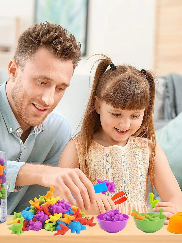 Jouets de comptage d'éveil pour enfants, jouets de Montréal, outils pédagogiques, jouets de Classification cognitive familiale
