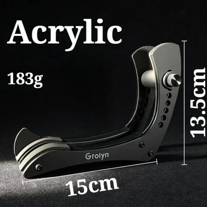 Appui-tête de guitare électrique en acrylique, antidérapant, Stable, réglable, confortable, repose-jambes, accessoire pour Instrument de musique