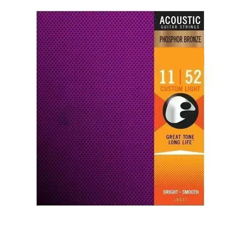 Professional Guitar Strings Electric Guitar Acoustic Guitar Coated Guitar Strings Rust Resistance Phosphor Bronze Brass Strings