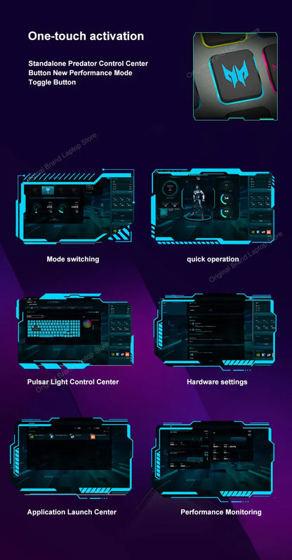 2024 Acer Predator Neo Gaming Laptop 16 Inch 2.5K 180Hz IPS Screen Notebook i9-14900HX 32GB 1TB RTX4060 Netbook Laptop Computer