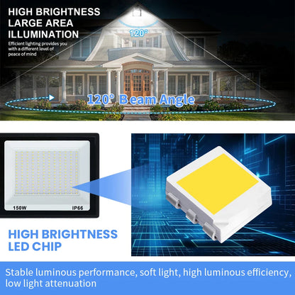 LED projecteur 10W 20W 30W 50W 100W AC 220V LED projecteur IP66 étanche réflecteur projecteur réverbère lampe de jardin extérieure