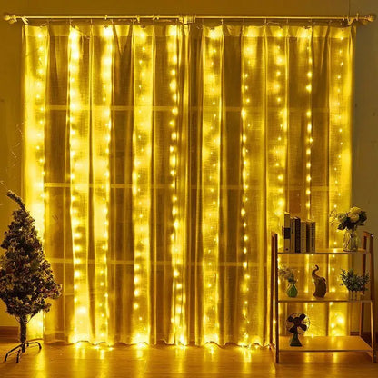 USB LED rideau chaîne lumières avec télécommande chambre vacances mariage anniversaire noël décor LED fée guirlande lampe