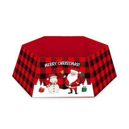 Jupe d'arbre de Noël pour la décoration de fête, couverture extérieure, bonhomme de neige, père Noël, wapiti, couverture de sol, fournitures pour la maison, bonne année, joyeux Noël