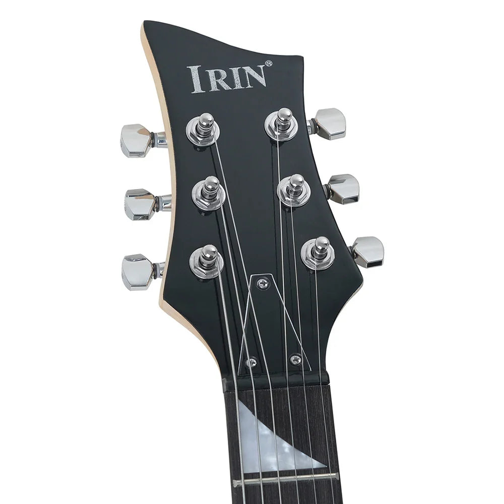 IRIN 6 cordes guitare électrique 24 frettes corps d'érable guitare électrique Guitarra avec sangle de sac pièces et accessoires de guitare nécessaires
