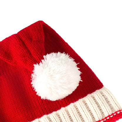 Bonnet de Père Noël à pompons pour enfants et adultes, mignon, doux, fête du Nouvel An, cadeau pour enfants, décoration de Noël, Noel, 2024