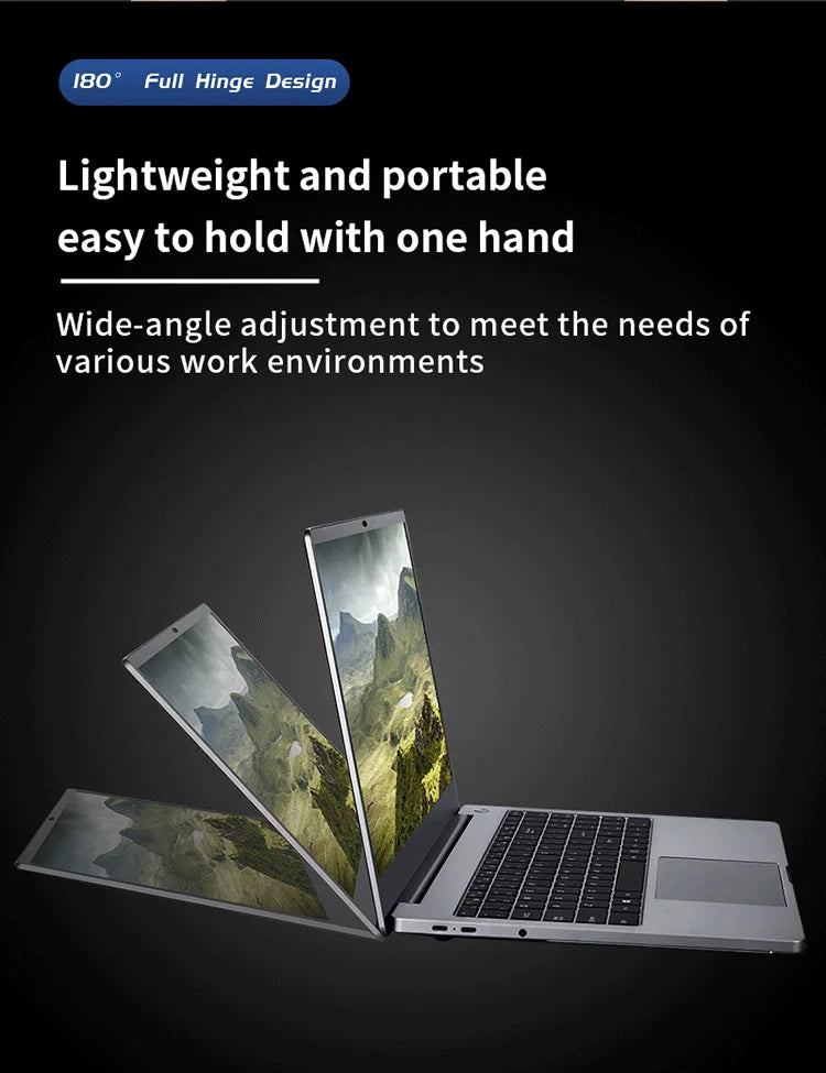 Genmachine Laptop AMD Ryzen™ 9 4900H 15.6 Inch LPDDR4 RAM M.2 NVME SSD Business Gaming Laptop Computer Notebook Radeon Graphics